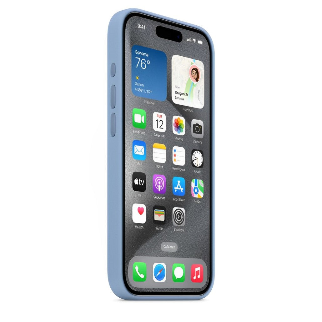 IPhone series Silicone Case with MagSafe – Winter Blue