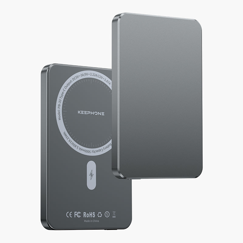 Keephone Ultra-Compact Cross-Border Magnetic 5000mAh Mini Power Bank
