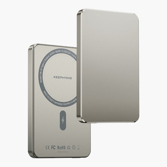 Keephone Ultra-Compact Cross-Border Magnetic 5000mAh Mini Power Bank