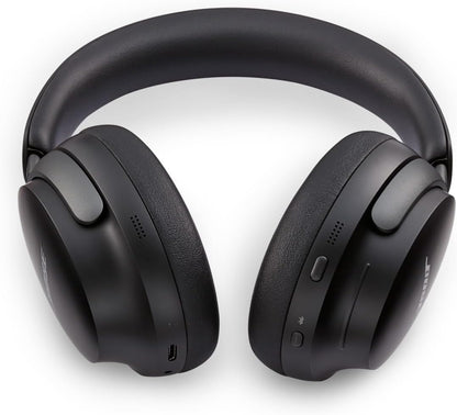 QuietComfort Ultra Wireless Noise Cancelling Headphones with Spatial Audio, Over-The-Ear Headphones with Mic, Black(3 Months warranty & 7 Day returns)