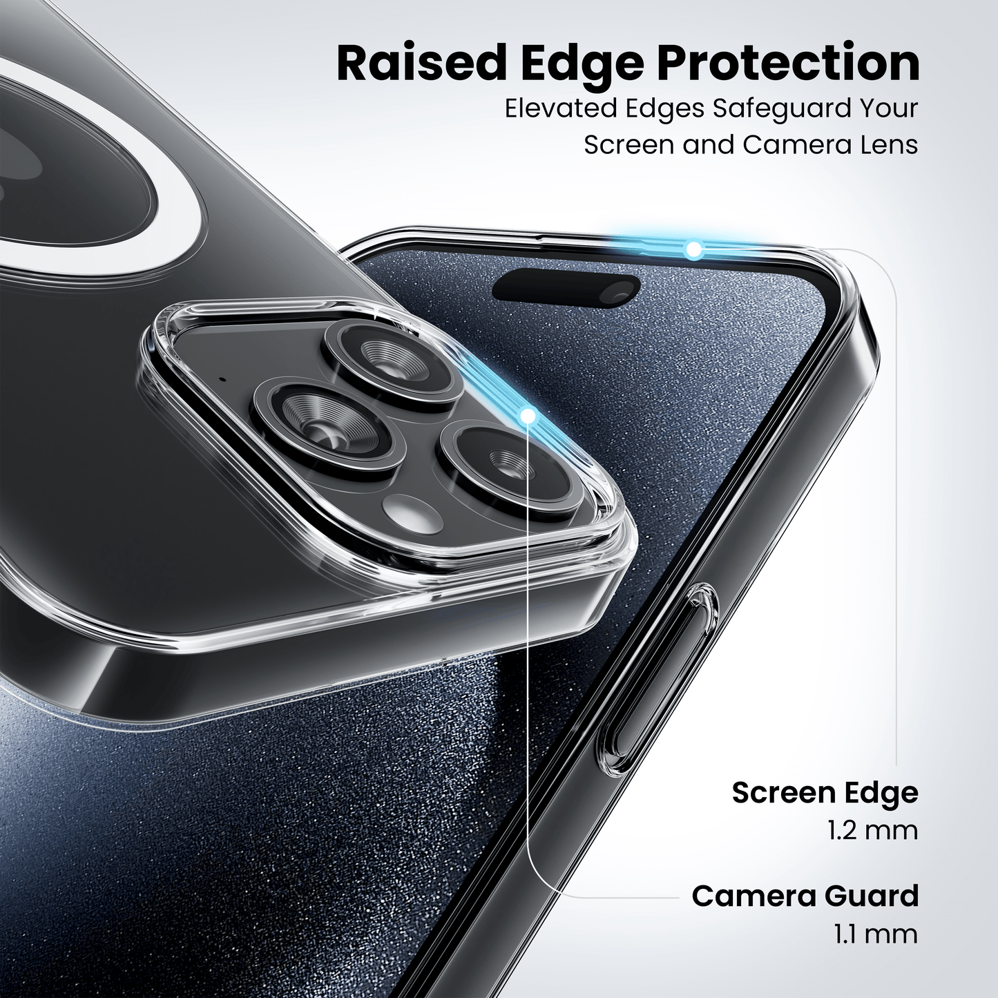 iPhone Transparent Case with Magsafe & IC Animation. | Lifetime Warranty | 7 Day Return