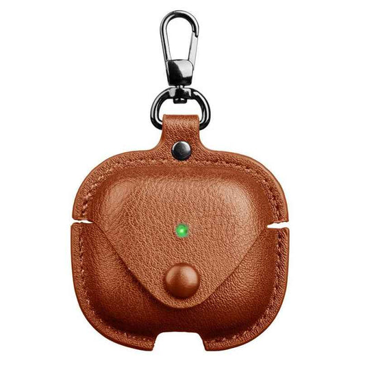 Ethoscase 360 Protection Shockproof Design Leather Case Compatible with Apple Airpods (Brown) PRO 4