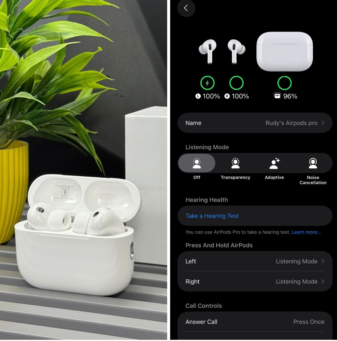 Ethopods Pro 3 Wireless Earbuds -ANC, 36Hr Battery, Type-C | Ethoscase| 6 Month Warranty