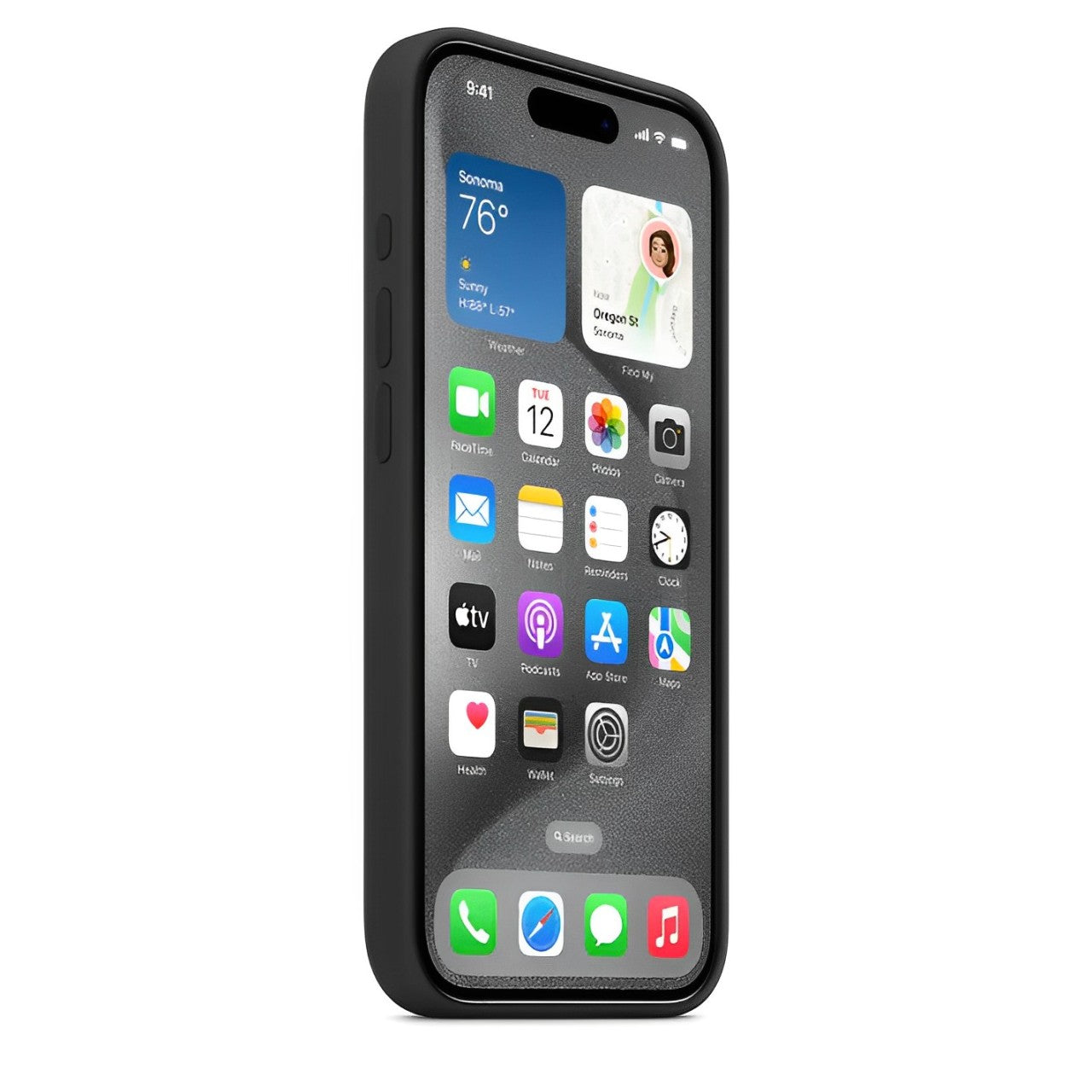 IPhone series Silicone Case with MagSafe – Black